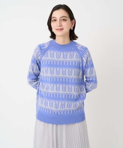 PHFCD56270  ジオメトリックジャガードウールニット