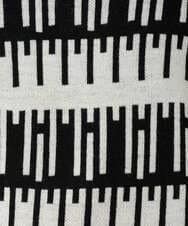 PHFCD56270 GEORGES RECH(小さいサイズ)(メゾン ドゥ サンク) ジオメトリックジャガードウールニット ブルー