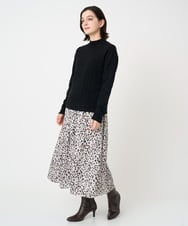 PHFCD57210 GEORGES RECH(小さいサイズ)(メゾン ドゥ サンク) [アンサンブル対応]メリノウールカラーハイネックニット ブルー