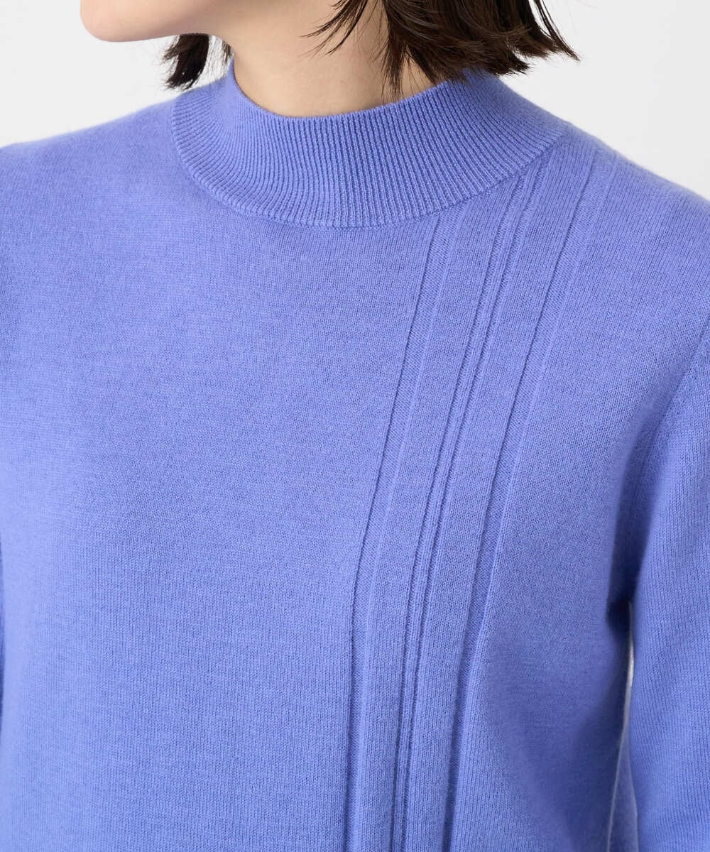 PHFCD57210 GEORGES RECH(小さいサイズ)(メゾン ドゥ サンク) [アンサンブル対応]メリノウールカラーハイネックニット ブルー