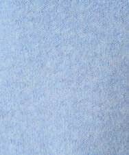 PHFCD58250 GEORGES RECH(小さいサイズ)(メゾン ドゥ サンク) メランジブークレ襟付きニット ライトブルー