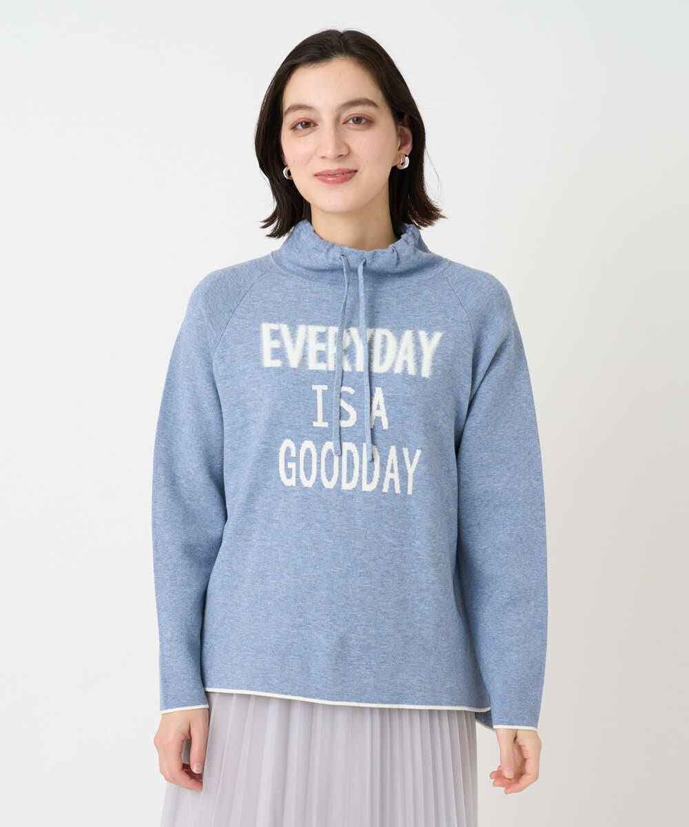 PHFCD61230 GEORGES RECH(小さいサイズ) ドロストハイネックロゴニット