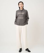 PHFCD61230 GEORGES RECH(小さいサイズ)(メゾン ドゥ サンク) ドロストハイネックロゴニット ライトブルー