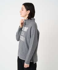 PHFCD61230 GEORGES RECH(小さいサイズ)(メゾン ドゥ サンク) ドロストハイネックロゴニット ライトブルー