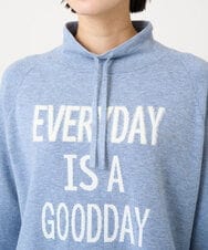 PHFCD61230 GEORGES RECH(小さいサイズ)(メゾン ドゥ サンク) ドロストハイネックロゴニット ライトブルー