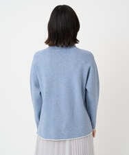 PHFCD61230 GEORGES RECH(小さいサイズ)(メゾン ドゥ サンク) ドロストハイネックロゴニット ライトブルー