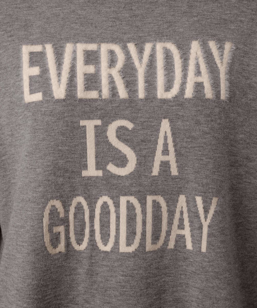 PHFCD61230 GEORGES RECH(小さいサイズ)(メゾン ドゥ サンク) ドロストハイネックロゴニット ライトブルー