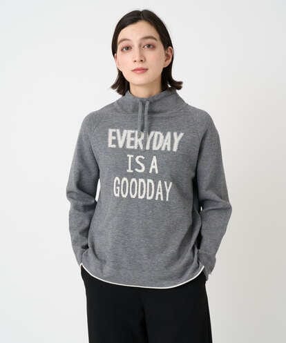 PHFCD61230 GEORGES RECH(小さいサイズ) ドロストハイネックロゴニット