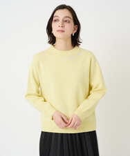 PHFCE70170 GEORGES RECH(小さいサイズ)(メゾン ドゥ サンク) [アンサンブル対応] スウェットライクロゴニット ライトイエロー