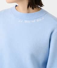 PHFCE70170 GEORGES RECH(小さいサイズ)(メゾン ドゥ サンク) [アンサンブル対応] スウェットライクロゴニット ライトブルー