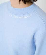 PHFCE70170 GEORGES RECH(小さいサイズ)(メゾン ドゥ サンク) [アンサンブル対応] スウェットライクロゴニット ライトブルー