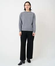 PHFCE70170 GEORGES RECH(小さいサイズ)(メゾン ドゥ サンク) [アンサンブル対応] スウェットライクロゴニット ライトブルー