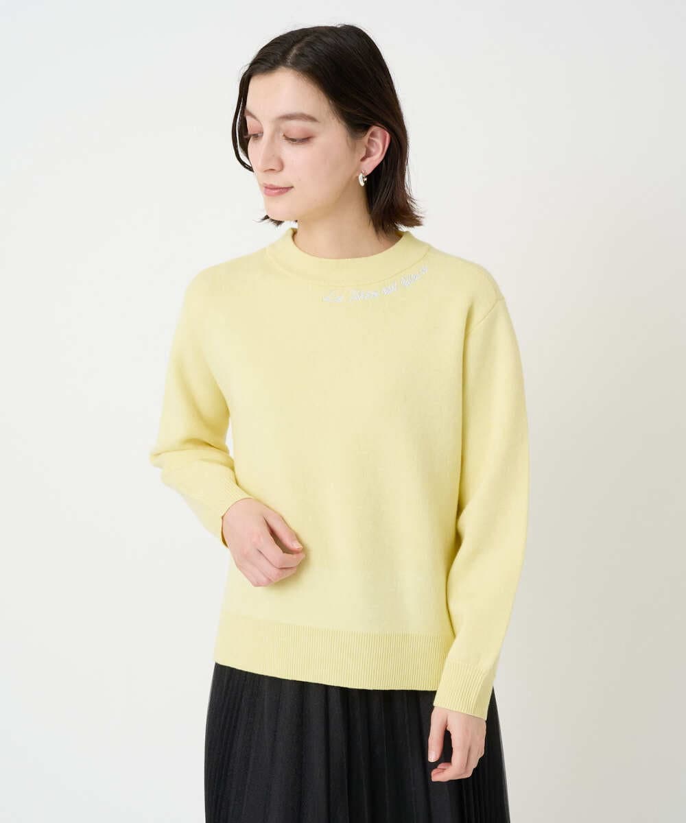 PHFCE70170 GEORGES RECH(小さいサイズ)(メゾン ドゥ サンク) [アンサンブル対応] スウェットライクロゴニット ライトブルー