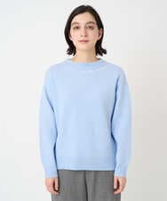 PHFCE70170 GEORGES RECH(小さいサイズ)(メゾン ドゥ サンク) [アンサンブル対応] スウェットライクロゴニット ライトブルー