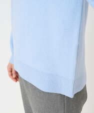 PHFCE70170 GEORGES RECH(小さいサイズ)(メゾン ドゥ サンク) [アンサンブル対応] スウェットライクロゴニット ライトブルー