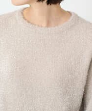 PHFCF51230 GEORGES RECH(小さいサイズ)(メゾン ドゥ サンク) メタリックシャギークルーネックニット ベージュ