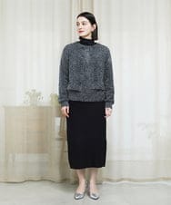 PHFCF51230 GEORGES RECH(小さいサイズ)(メゾン ドゥ サンク) メタリックシャギークルーネックニット ベージュ