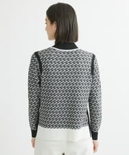 PHFCV05230 GEORGES RECH(小さいサイズ)(メゾン ドゥ サンク) ミックスジャガードハイネックニット ブラック系