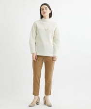 PHFCV06250 GEORGES RECH(小さいサイズ)(メゾン ドゥ サンク) ヘアリーブークレヤーンボトルネックニット ライトグレー