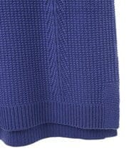 PHFCV08190 GEORGES RECH(小さいサイズ)(メゾン ドゥ サンク) カノコ編オフタートルニットベスト バイオレット