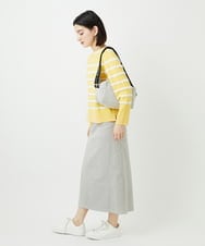 PHFEE04270 GEORGES RECH(小さいサイズ)(メゾン ドゥ サンク) ブークレーボーダーニット アイボリー