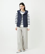 PHFEE04270 GEORGES RECH(小さいサイズ)(メゾン ドゥ サンク) ブークレーボーダーニット アイボリー