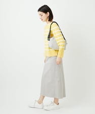 PHFEE04270 GEORGES RECH(小さいサイズ)(メゾン ドゥ サンク) ブークレーボーダーニット アイボリー