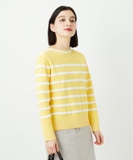 PHFEE04270 GEORGES RECH(小さいサイズ)(メゾン ドゥ サンク) ブークレーボーダーニット アイボリー