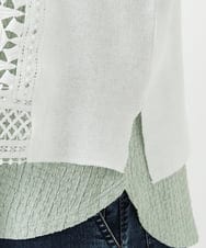 PHFEE23230 GEORGES RECH(小さいサイズ)(メゾン ドゥ サンク) キカレースショートベスト ホワイト