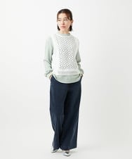 PHFEE23230 GEORGES RECH(小さいサイズ)(メゾン ドゥ サンク) キカレースショートベスト ホワイト