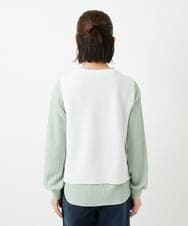 PHFEE23230 GEORGES RECH(小さいサイズ)(メゾン ドゥ サンク) 幾何レースショートニットベスト ホワイト