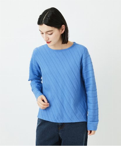 PHFEF15230 GEORGES RECH(小さいサイズ) ケーブル柄ニットプルオーバー