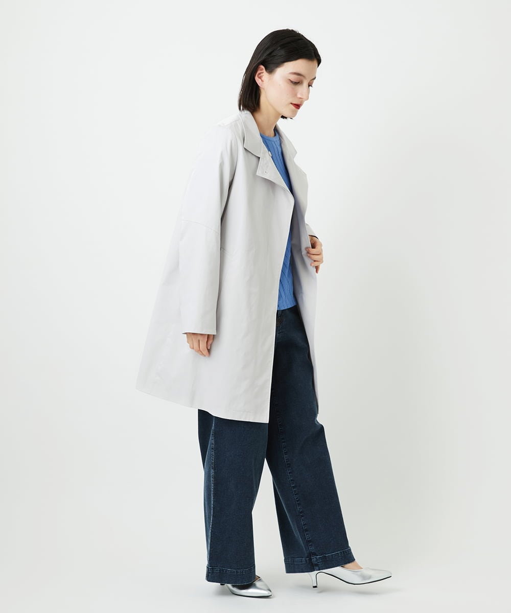 PHFEF15230 GEORGES RECH(小さいサイズ)(メゾン ドゥ サンク) ケーブル柄ニットプルオーバー ライトグレー