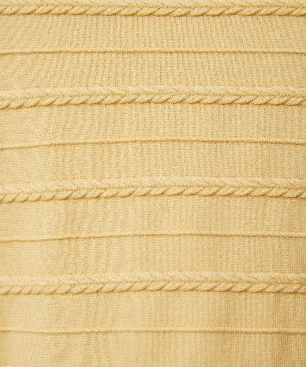 PHFEF15230 GEORGES RECH(小さいサイズ)(メゾン ドゥ サンク) ケーブル柄ニットプルオーバー ライトグレー