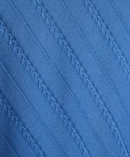 PHFEF15230 GEORGES RECH(小さいサイズ)(メゾン ドゥ サンク) ケーブル柄ニットプルオーバー ライトグレー