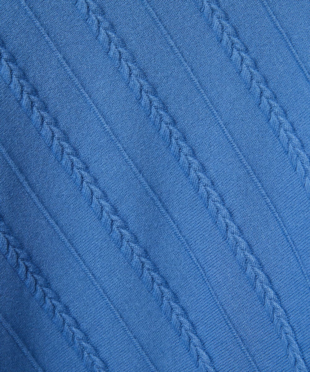 PHFEF15230 GEORGES RECH(小さいサイズ)(メゾン ドゥ サンク) ケーブル柄ニットプルオーバー ライトグレー