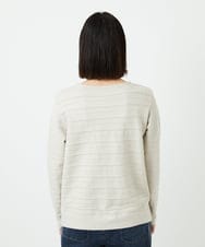 PHFEF15230 GEORGES RECH(小さいサイズ)(メゾン ドゥ サンク) ケーブル柄ニットプルオーバー ライトグレー