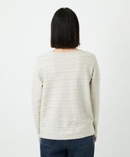 PHFEF15230 GEORGES RECH(小さいサイズ)(メゾン ドゥ サンク) ケーブル柄ニットプルオーバー ライトグレー