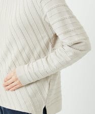 PHFEF15230 GEORGES RECH(小さいサイズ)(メゾン ドゥ サンク) ケーブル柄ニットプルオーバー ライトグレー