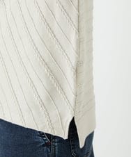 PHFEF15230 GEORGES RECH(小さいサイズ)(メゾン ドゥ サンク) ケーブル柄ニットプルオーバー ライトグレー