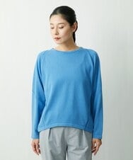 PHFES28180 GEORGES RECH(小さいサイズ)(メゾン ドゥ サンク) ラグランスリーブフォルムニット ライトブルー