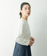 PHFES28180 GEORGES RECH(小さいサイズ)(メゾン ドゥ サンク) ラグランスリーブフォルムニット ライトブルー