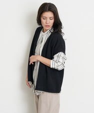 PHFET26290 GEORGES RECH(小さいサイズ)(メゾン ドゥ サンク) ジップアップニットベスト ベージュ