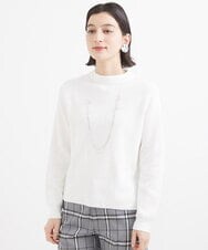 PHFEW03230 GEORGES RECH(小さいサイズ)(メゾン ドゥ サンク) ハイネックニットプルオーバー イエロー