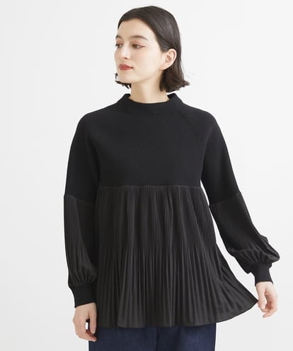 PHFEW05250  コットンアクリルプリーツコンビニット