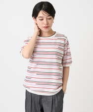 ES RECH / ジョルジュ・レッシュ カラフルボーダージャガードニット ジョルジュ・レッシュ GEORGES RECH カラフルボーダージャガード