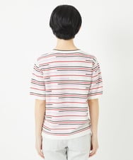 PHFGA03230 GEORGES RECH(小さいサイズ)(メゾン ドゥ サンク) カラフルボーダージャガードニット ホワイト系