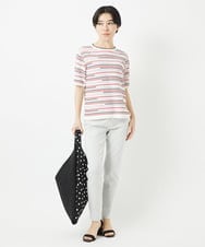 PHFGA03230 GEORGES RECH(小さいサイズ)(メゾン ドゥ サンク) カラフルボーダージャガードニット ホワイト系