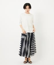 PHFGA16230 GEORGES RECH(小さいサイズ)(メゾン ドゥ サンク)  [新色追加]バックスリットメッシュニットベスト ホワイト
