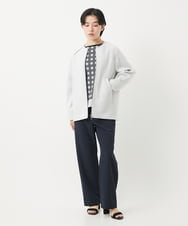 PHFGB33270 GEORGES RECH(小さいサイズ)(メゾン ドゥ サンク)  [日本製]裏カノコストレッチジャカードニット ホワイト系